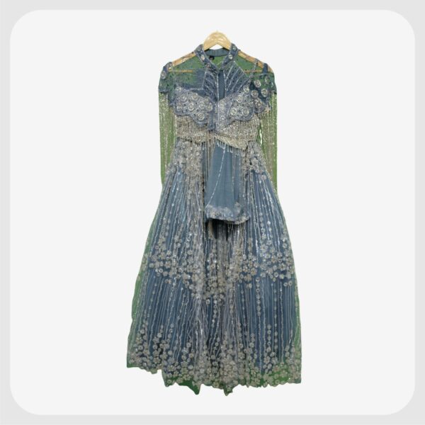 Poncho Indo Western Lehenga  240